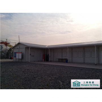 Slope Roof Prefab House Bâtiment modulaire avec design flexible (SHS-mh-camp034)